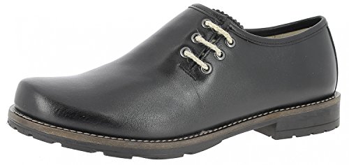 Haferlschuh Herren Oxford Schnürhalbschuhe 1914500 schwarz , Farbe:schwarz, Größe:42 EU