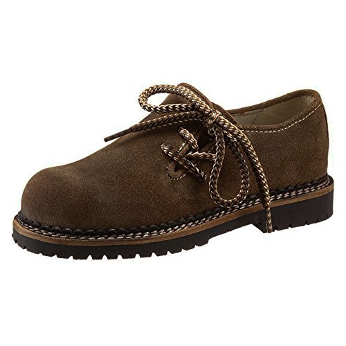 Kinder Haferlschuhe Trachtenshuhe Beppo Rehbraun OD altbraun Gr. 26-35 (33, altbraun)